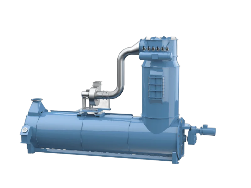 stainless steel meal cooler in continuous fat processing line